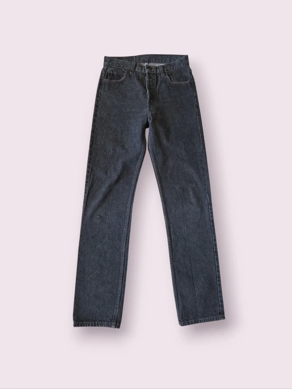 -- Vintage Levi's 501 Black High Waist Jeans